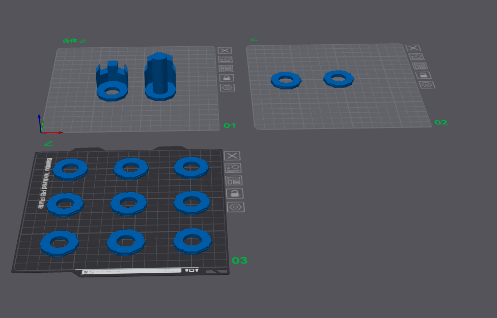 Miniatura 2 do modelo 3D 日期数字滚轮印章