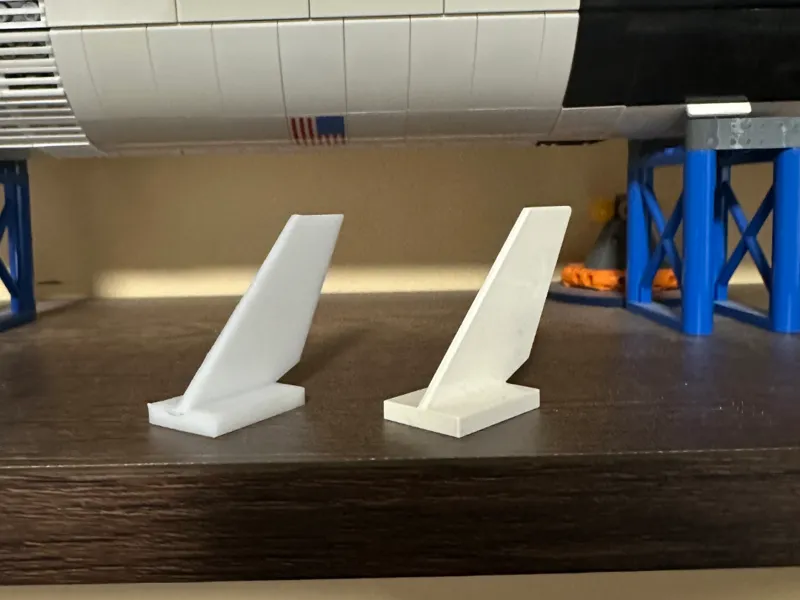 Brick Toy Saturn V Rocket Fin