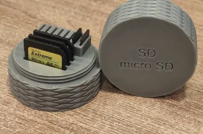 SD and micro SD card holder