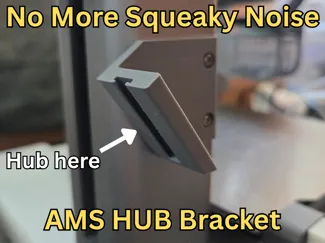 A1mini ams hub rear bracket (No squeaky noise)