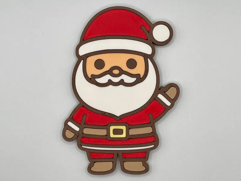Santa | Christmas Fridge Magnets | No ams