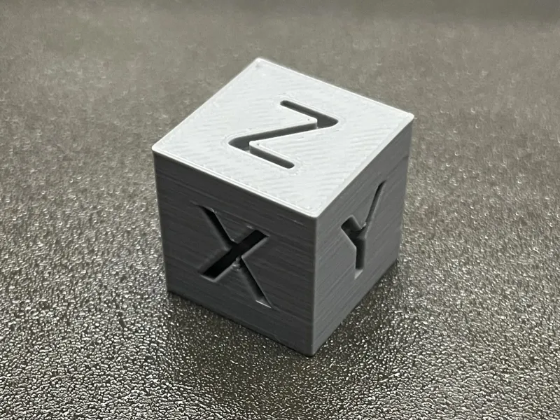 XYZ Calibration Cube 20mm