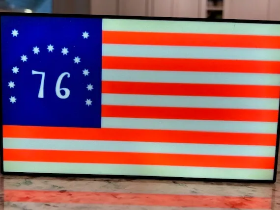 American Bennington Flag lightbox