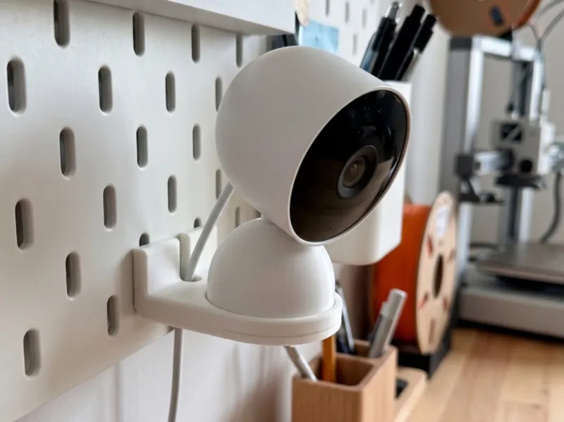 Google Nest Cam Indoor (2nd Gen) Skadis Mount 