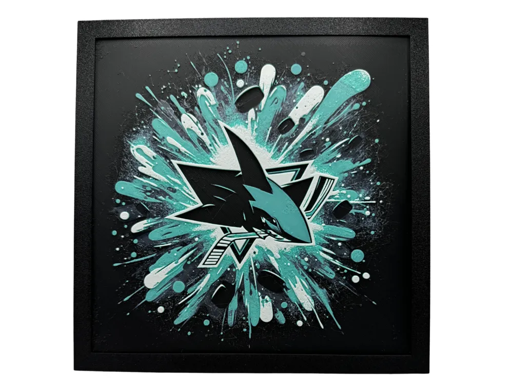 San Jose Sharks - NHL Hueforge