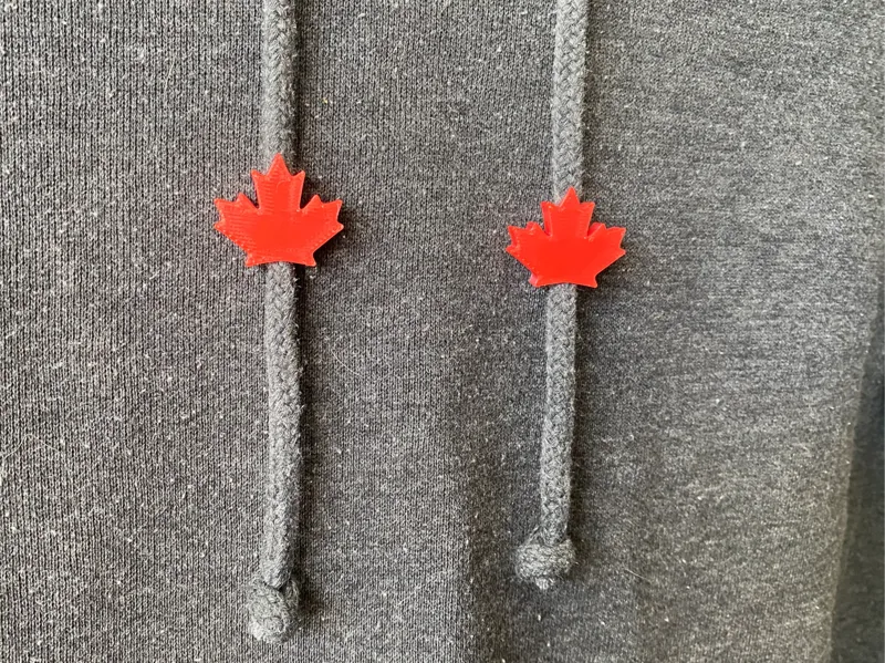 Maple Leaf Drawstring Beads