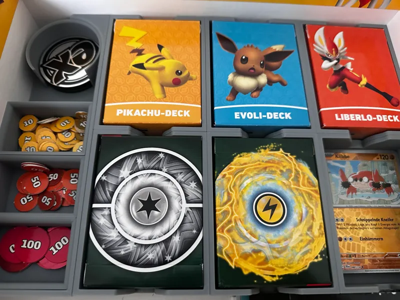 Inlay Sortierbox Pokemon Arena für 15 Decks