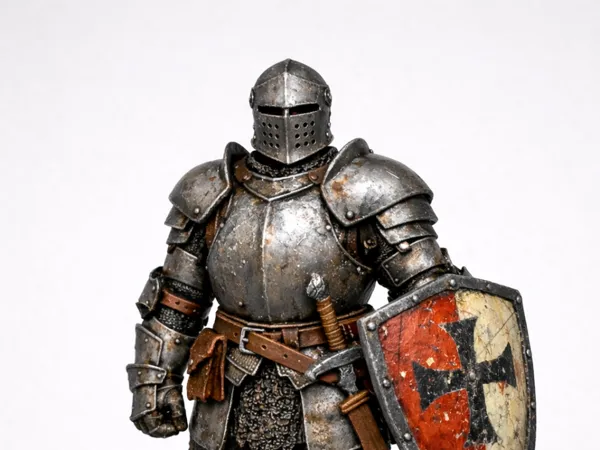 Figurine chevalier socle 32 mm