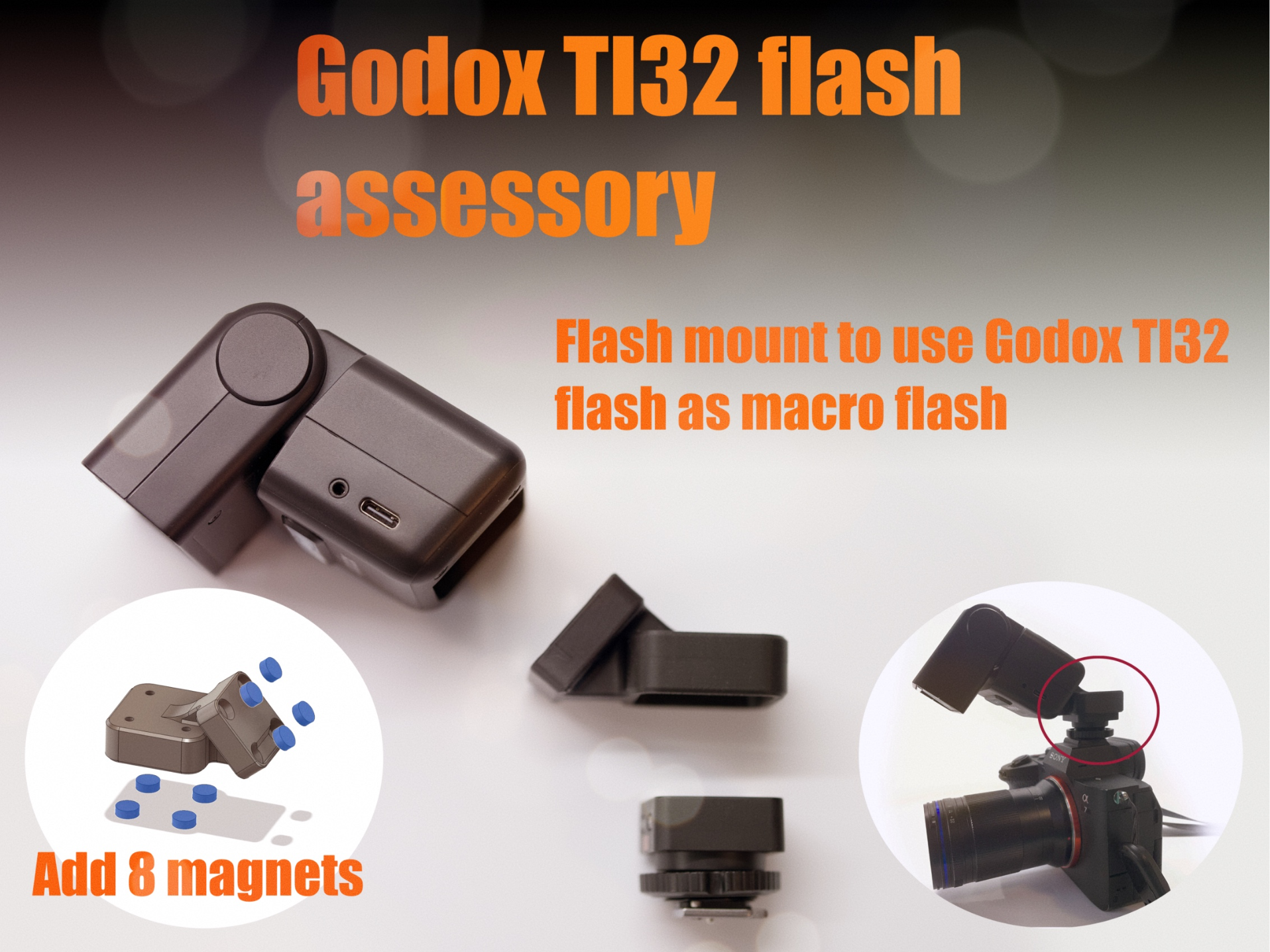 Godox IT32 flash mount
