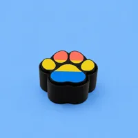 4 Colours - 3 Plates - Pansexual Pride Paw