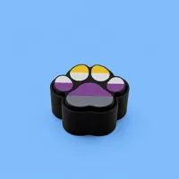 5 Colours - 3 Plates - Non Binary Pride Paw