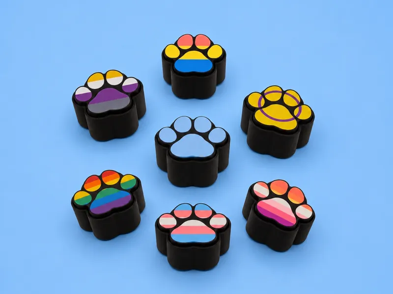 Pride Paws - Pride Flags Series 2 - Clicker Fidget