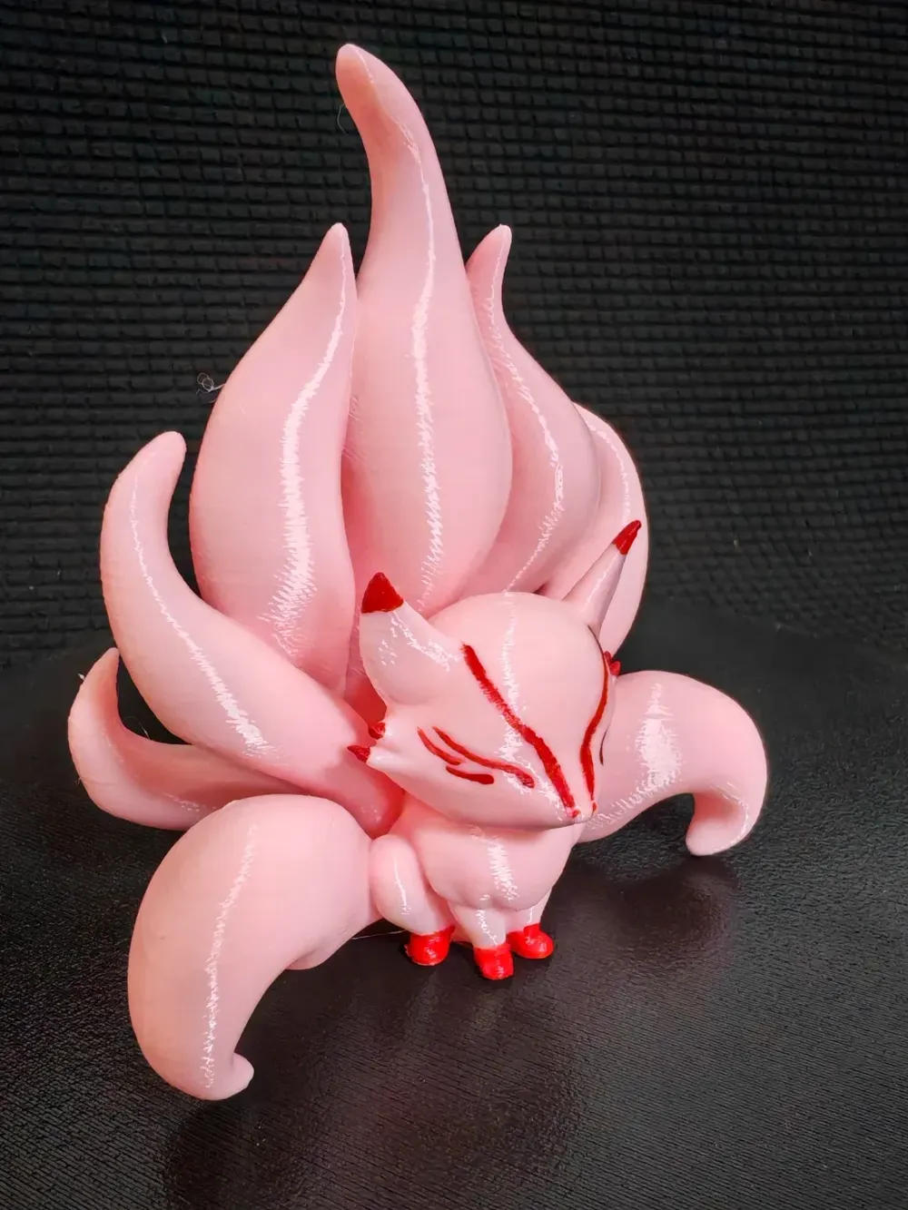 3Dプリント 九尾の狐、幼き九尾の妖狐 - 無料3Dモデル -MakerWorld