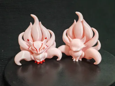 九尾狐3d print model download - MakerWorld