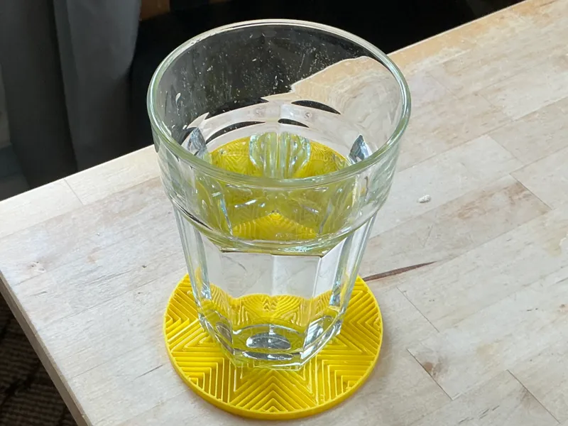 Coaster with driptray