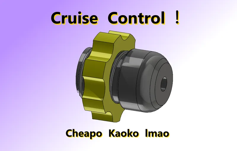 Motorcycle Cruise control (Cheapo Kaoko)