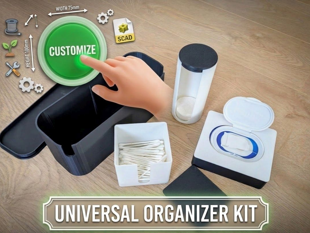 Universal Parametric Box & Organizer Generator