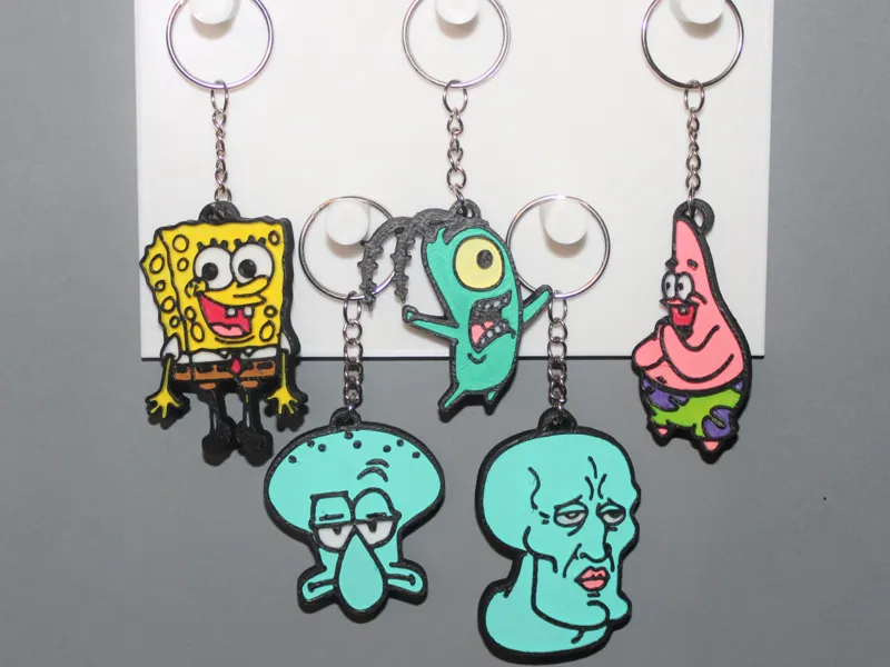 Porte clé SpongeBob lot de 5