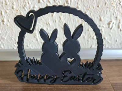 Happy Easter Bunny Decoration