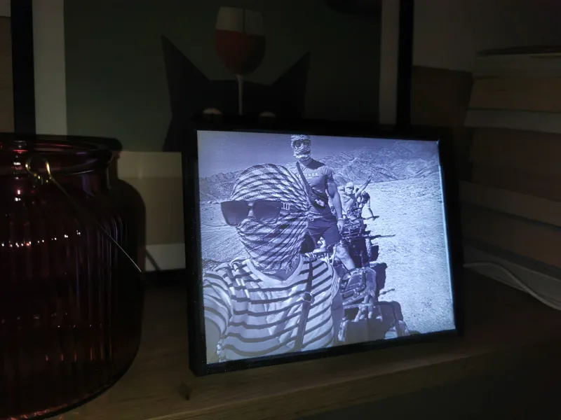 Litofan Lithophane 3d ramka na zdjecia 3d