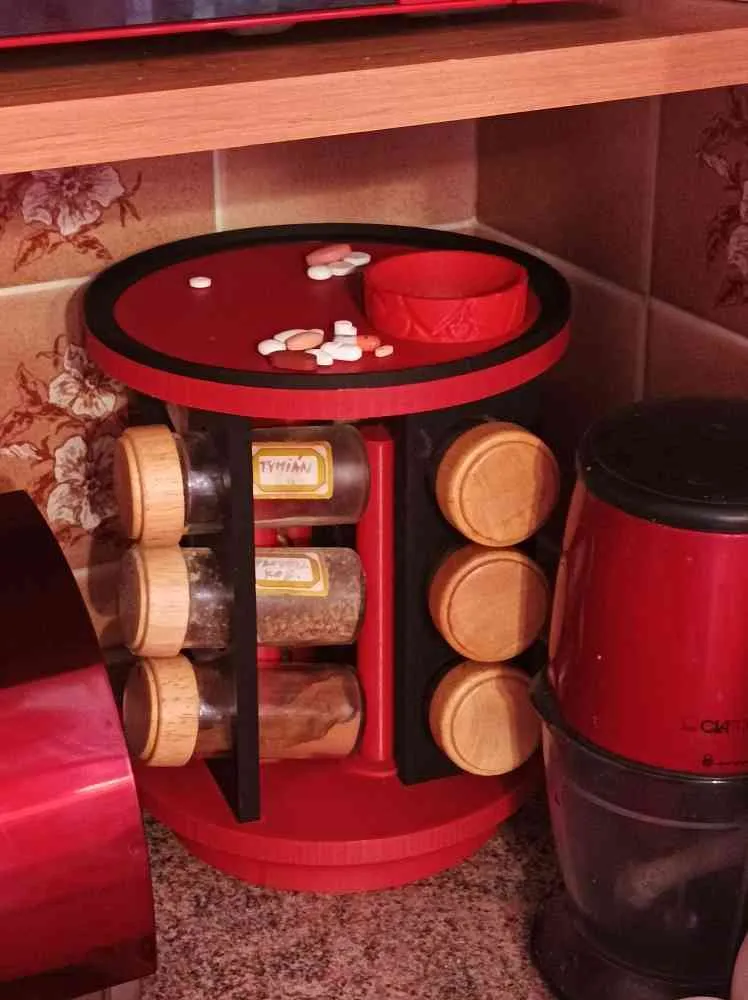 Rotating spice rack by DavidEis - MakerWorld