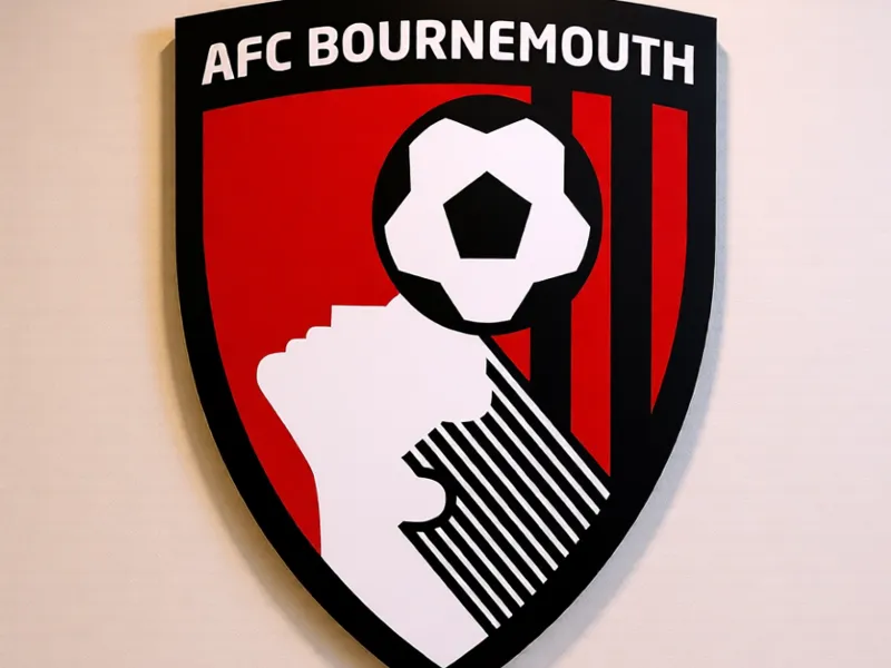 AFC Bournemouth — Multi-Color 3D Printed Plaque