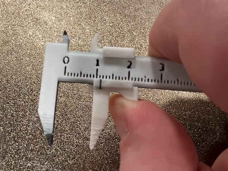 EDC Mini Pocket Caliper - Remixed from BTR3D