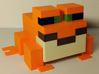 Minecraft frog 3d model