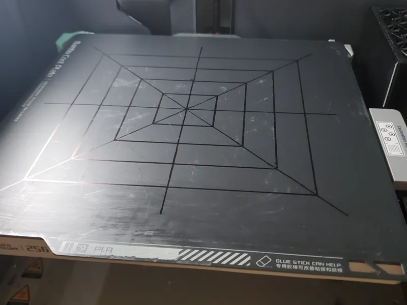 X1C Printable Bed Center Template