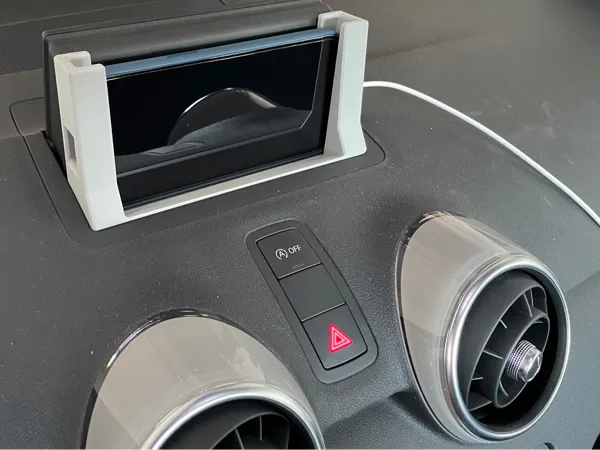 Support téléphone pour Audi A1 (emplacement MMI)