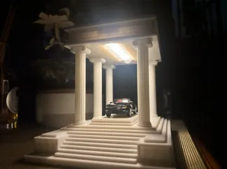 Greek Temple Night Light Diecast