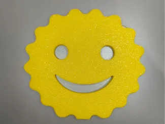 Posavasos con forma de esponja