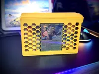 Honeycomb Commander Deck Box ~80 Double Sleeved Cards