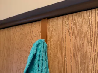 Over door hook for multiple uses around the home. 