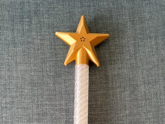 Glitter spray wand