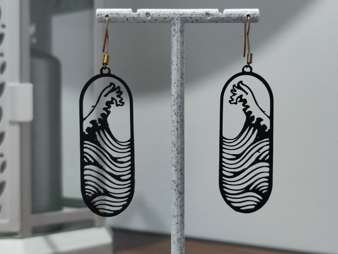 Aretes Tsunami de Estilo