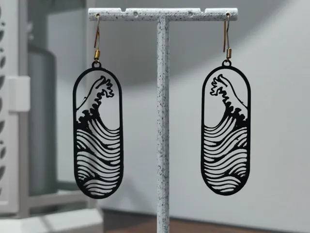 Aretes Tsunami de Estilo