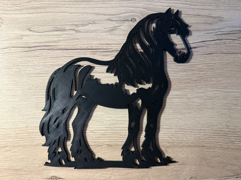 Friese Pferd - Wandbild