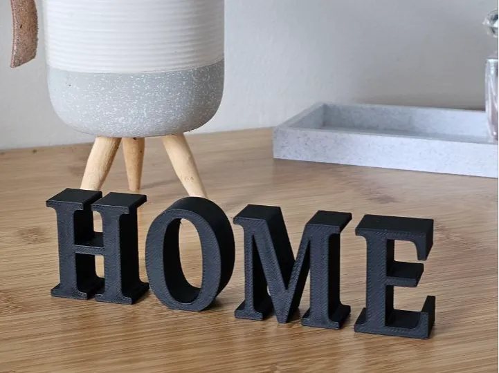 “HOME” or "LOVE" Decorative 3D Letters