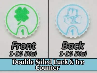 Double Sided MTG Counters | Collection - MakerWorld