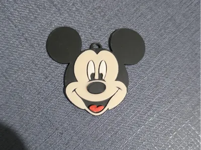 Flat Mickey Mouse Keychain
