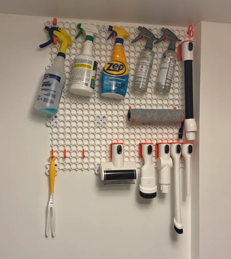 Pegboard/Multiboard Storage for Tineco Vacuum Acc - Free 3D Print Model ...