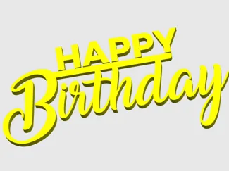 Happy birthday