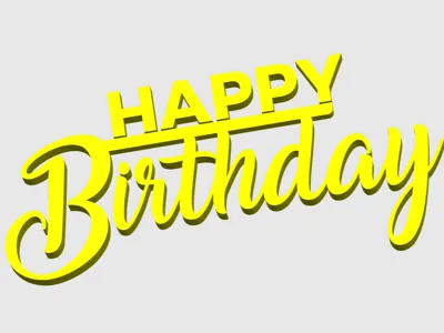 Happy birthday