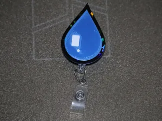 Pokémon Gym Badge Reel Holder - Cascade Badge