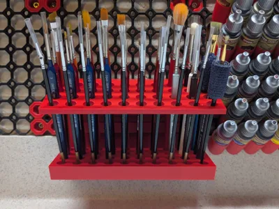 Multiboard Hobby Brush Holder v04