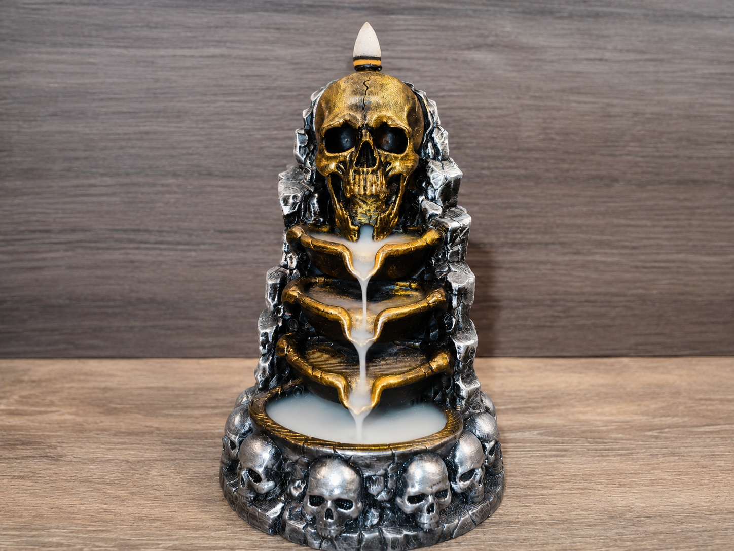 Skull Throne Backflow Incense Burner - 1