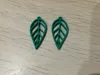 Leaf earrings set