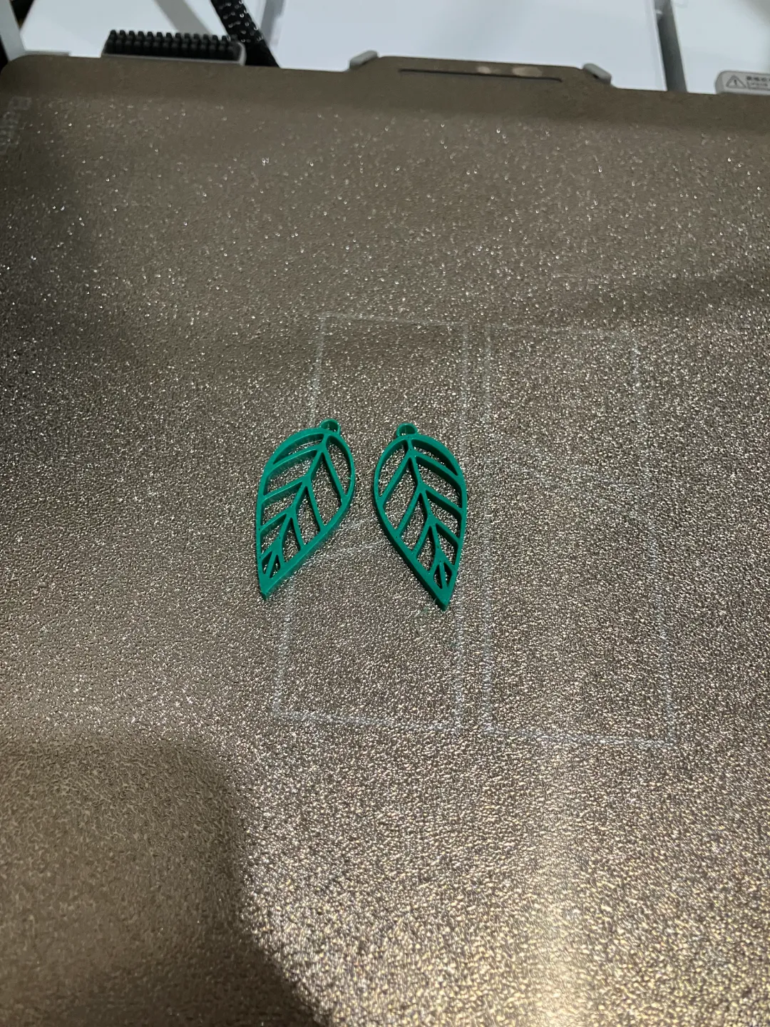 Simple Leaf Earrings view 3