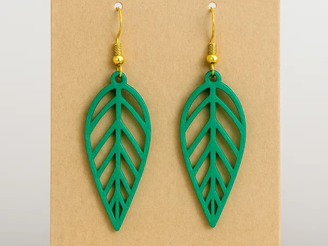 Simple Leaf Earrings